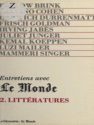cover image of Entretiens avec Le Monde (2)